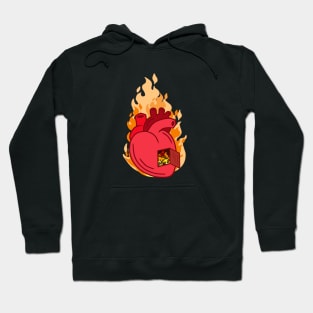 Hearts on fire Hoodie